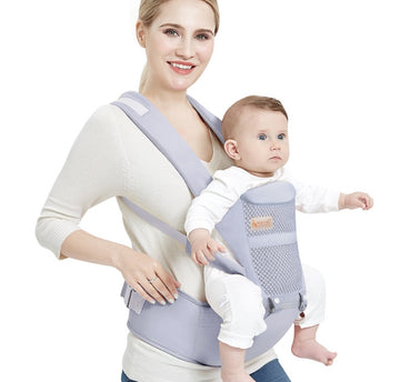 Ergonomische Babytrage mit Hüftsitz