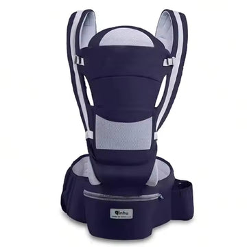 Multifunktionale Babytrage – Ergonomische Trage mit Hüftsitz (0–20 kg)
